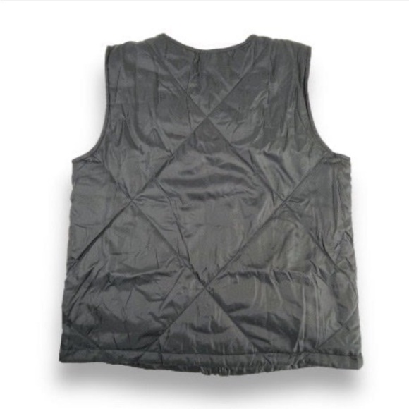 ❤️ NWT SOCIALITE Diamond Quilted Lightweight Puffer Vest Campcore Gorpcore Goth - Picture 9 of 14